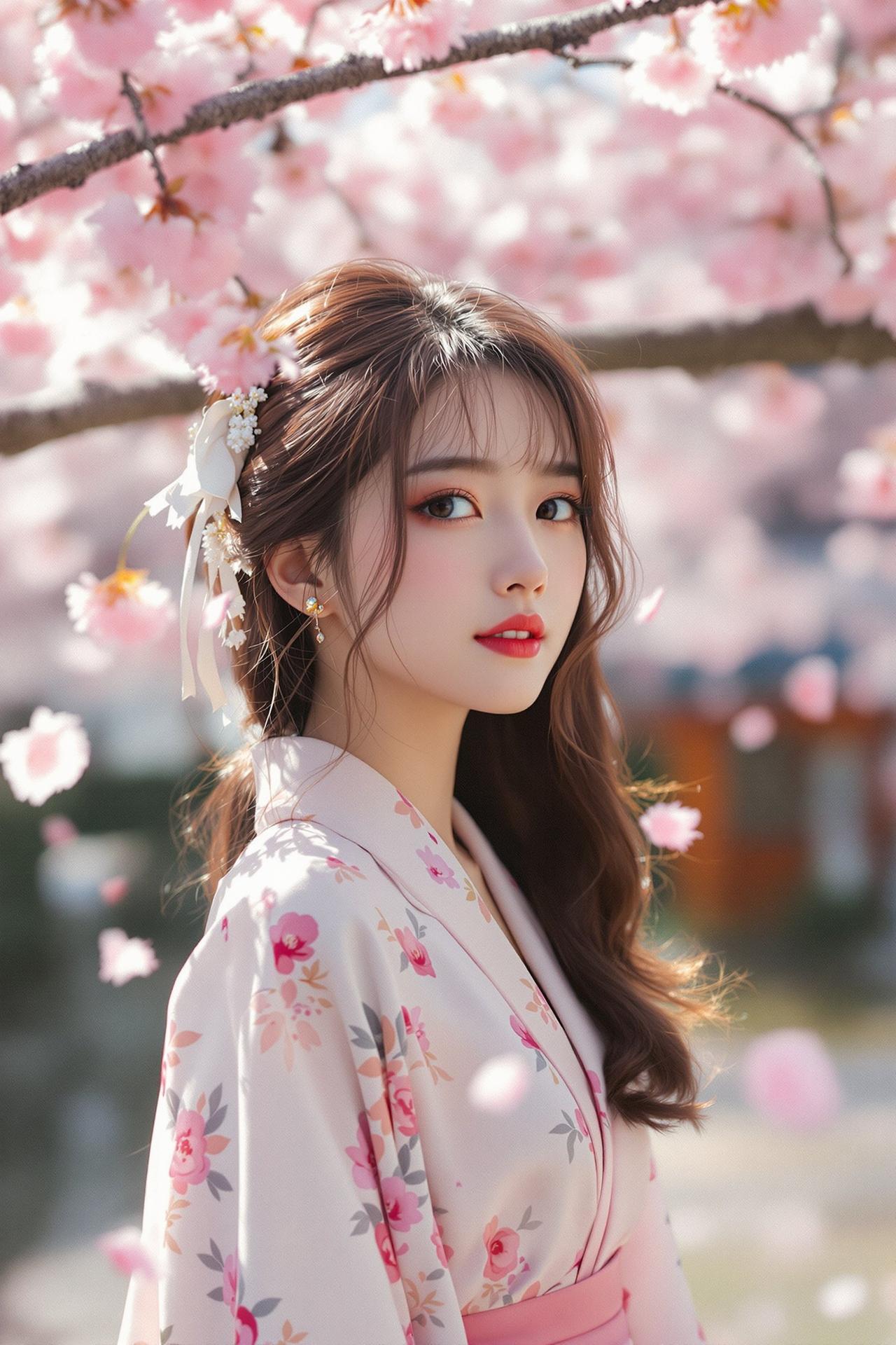 樱花树下 - 陈梦琪 - 性感美女写真美女写真高清大图