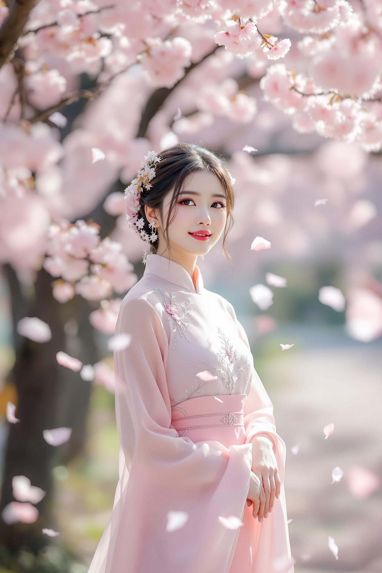 樱花树下 - 陈梦琪 - 性感美女写真模特作品集